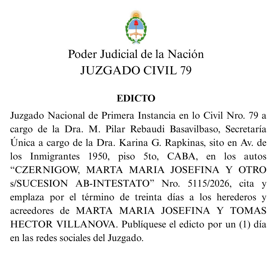 jncivil_79's tweet photo. Te compartimos citación de edicto sucesorio. https://t.co/NkPOhg7cf1