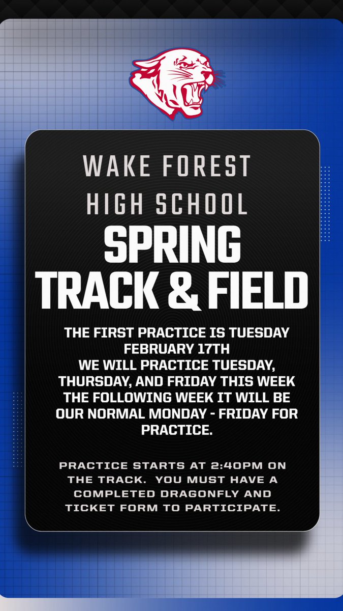 Wake Forest HS Track tweet media
