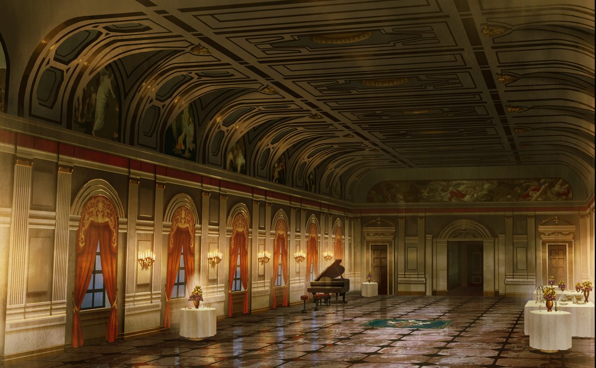 🎨Netflixシリーズ『プリズム輪舞曲』🖌️

#06 <この世界はアシンメトリー>より背景美術を公開🖼️

舞踏会に参加することになった一同。キットがりりに用意したものとは…。
『プリズム輪舞曲』は #Netflix にて独占配信中！

#プリズム輪舞曲 #LoveThroughAPrism <a href="/NetflixJP/">Netflix Japan | ネットフリックス</a> #WITSTUDIO