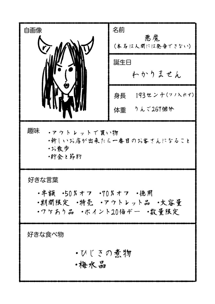 プロフィ〜ル 