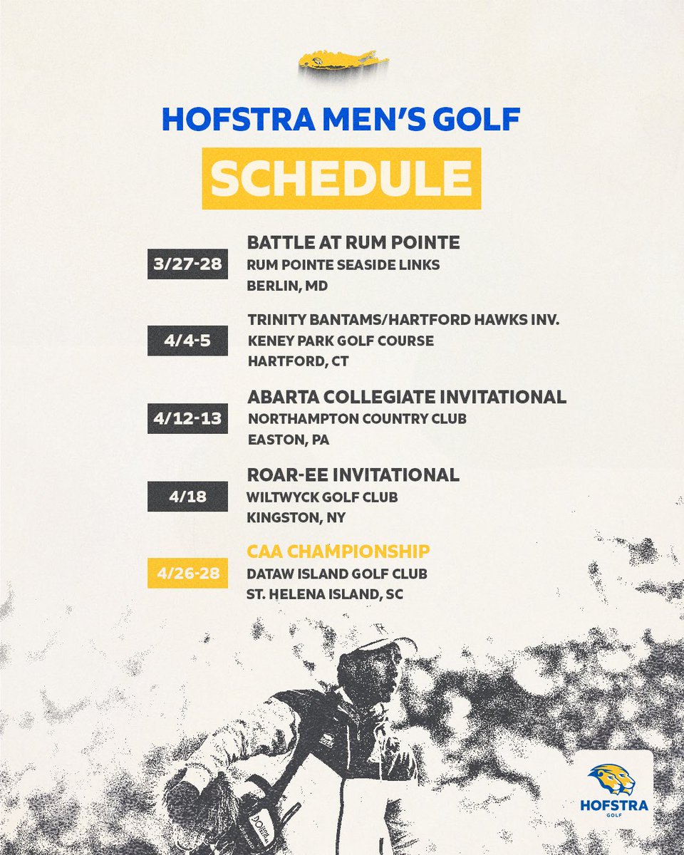 Hofstra Men's Golf tweet media