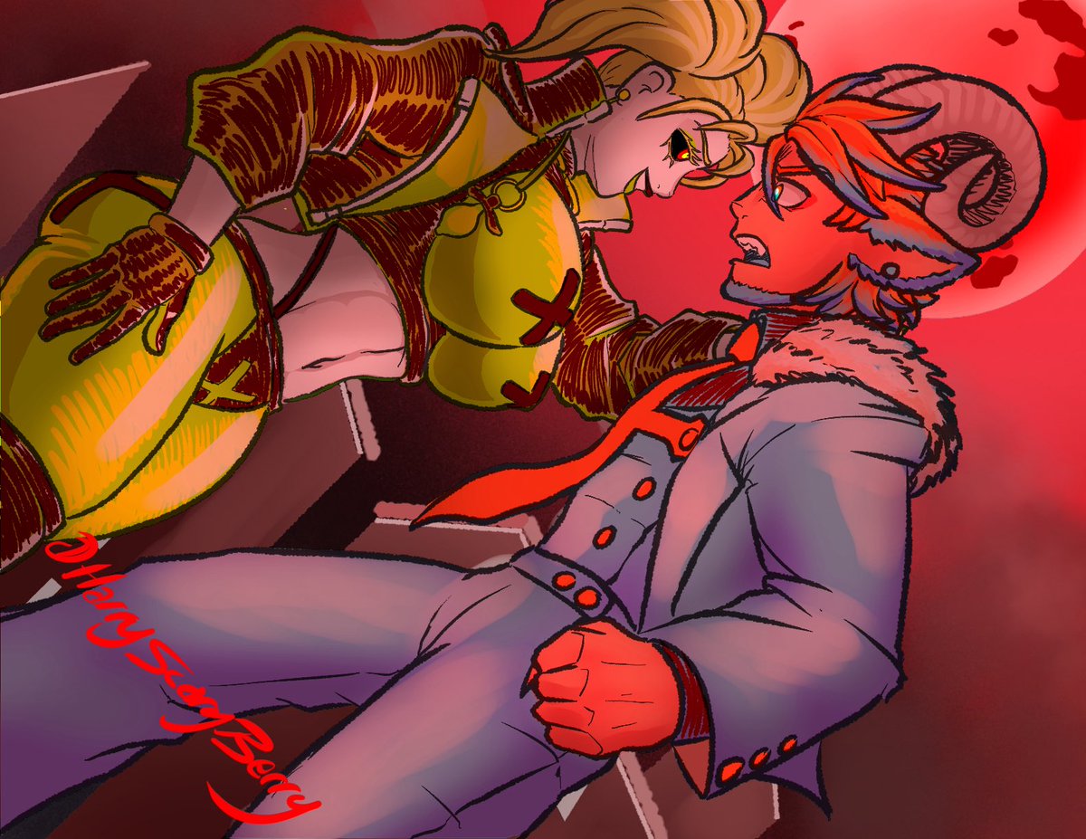 OC 💛🩵
Let’s be monsters together