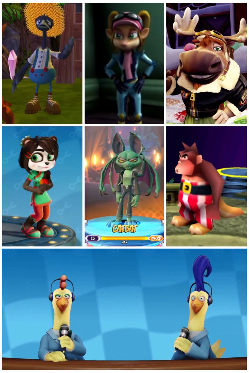 A113Rust's tweet photo. From the beginning of the franchise, Cortex's plan is to dominate the world with mutated animals
But in some games , hybrid animals appear that even he doesn't know
#CrashBandicoot , #CrashBash , #CrashBandiciotNitroKart , #CrashTeamRacing , #CrashTagTeamRacing , #CrashTeamRumble https://t.co/RpCVjUpxg0