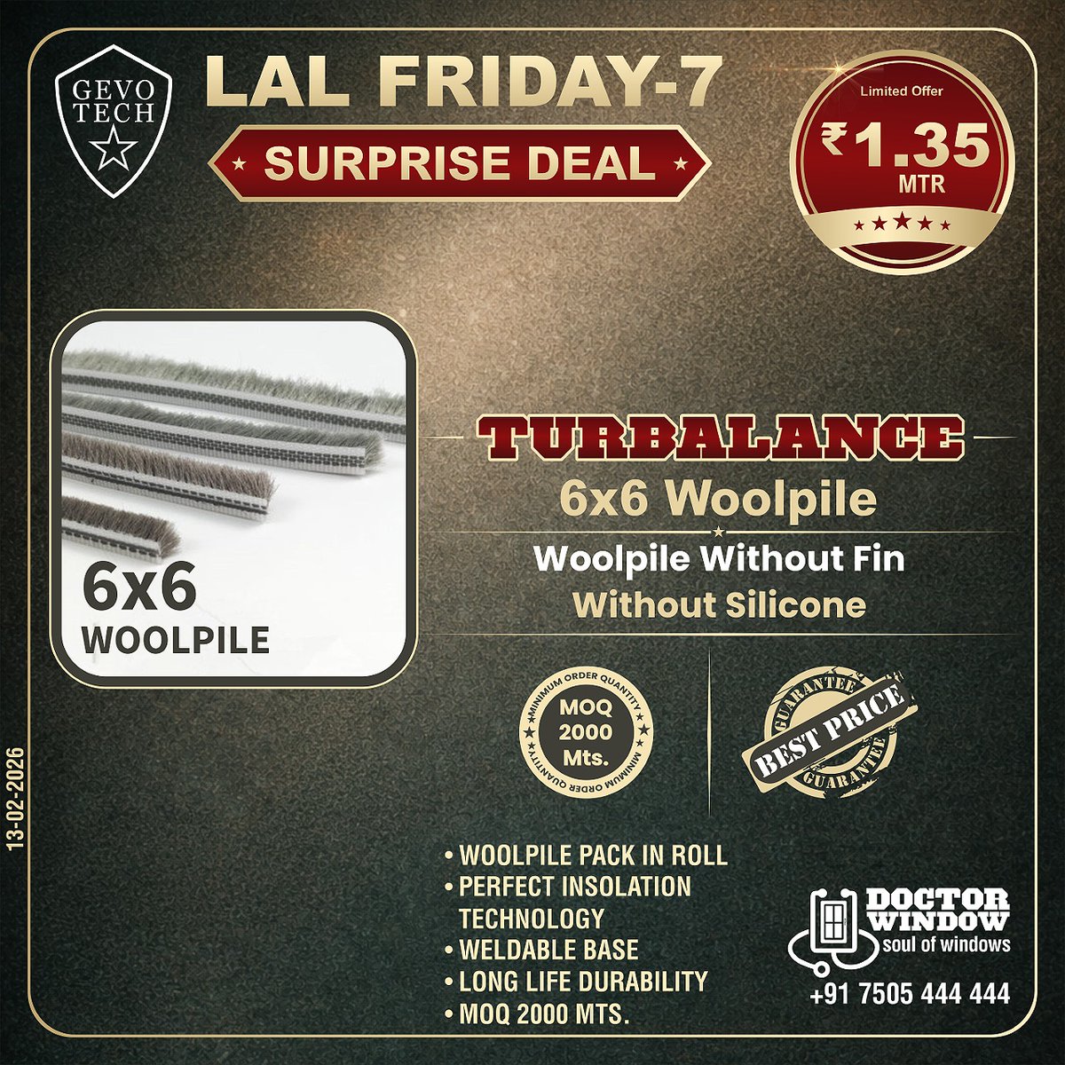 DOCTORWINDOW_IN's tweet image. GEVO TECH BOSS UNI-SEAL WEATHER AND WATER SEALANT
GEVO TECH STAR DOOR ADJUSTABLE ROLLER
GEVO TECH TORNADO ARM STAY (SS201)
GEVO TECH TURBALANCE WOOLPILE 6X6

#uniseal #doorroller #armstay #woolpile #doctorwindow #soulofwindows #hardware #hardwareaccessories #door #window