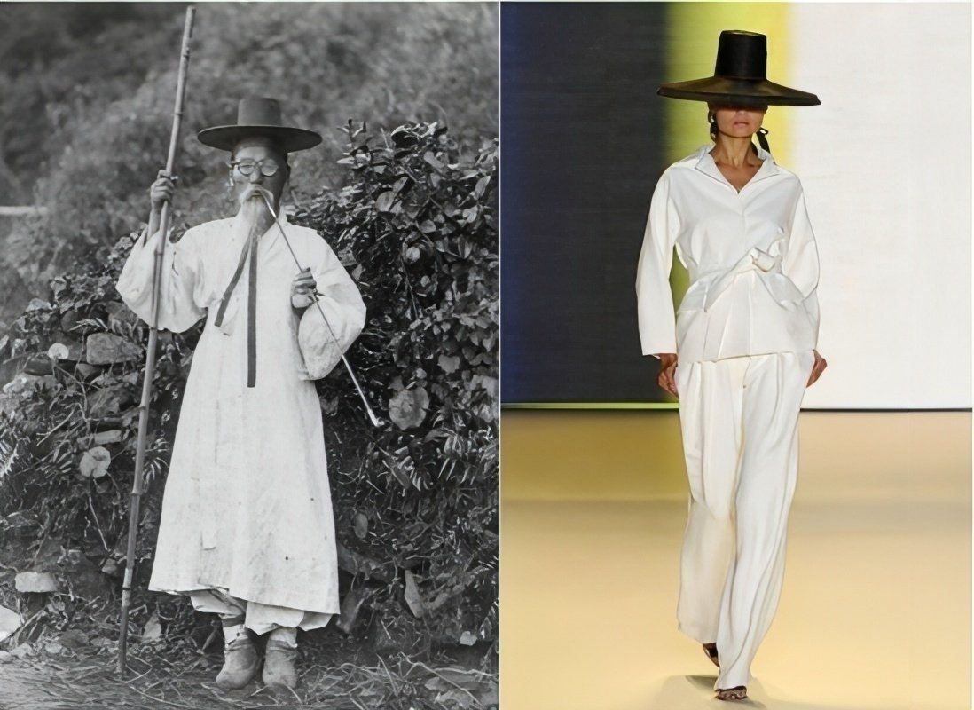 곰방대 문 노인
한국 1880-1885
✅️한국사진사연구소

✅️2011 캐롤리나 헤레라 패션쇼
