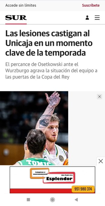 En <a href="/DiarioSUR/">SUR. El periódico de Málaga</a> no dejan de sorprenderme. Sus conocimientos de baloncesto son los mismos que los de la vida sexual del somormujo.