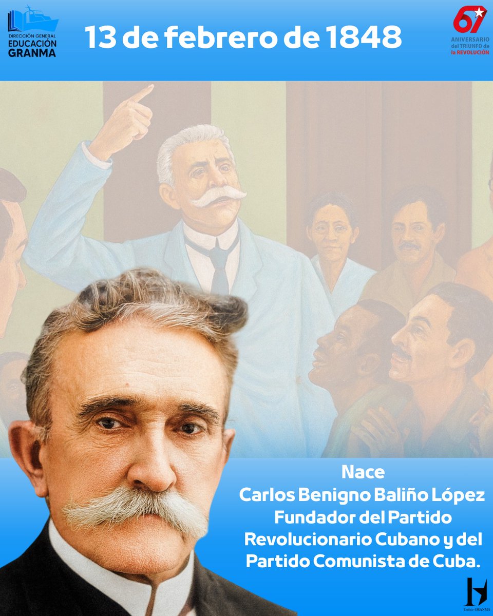 Seguimos su ejemplo.
#ProvinciaGranma #EducaciónGranma #CubaEstáFirme