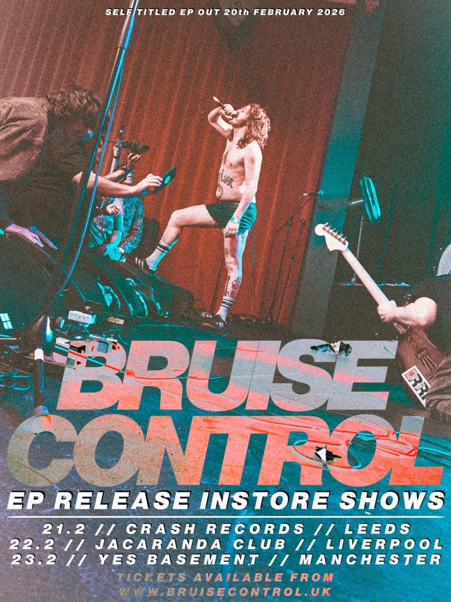 leefuzzmonky's tweet photo. Less than a week now still the ep drops and the ep tour starts #bruisecontrol #punk #manchestergigs https://t.co/uSkeOWel82
