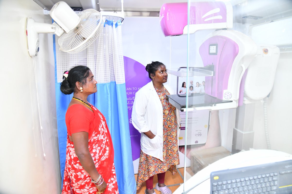 GHMCOnline's tweet image. #GHMC Caring for Those Who Keep the City Clean !! 

GHMC has taken a heartfelt step to protect the health of its workers and employees by organizing Free Mobile Cancer Awareness &amp;amp; Screening Camps in partnership with Karkinos Healthcare, supported by the Indian Cancer Society.