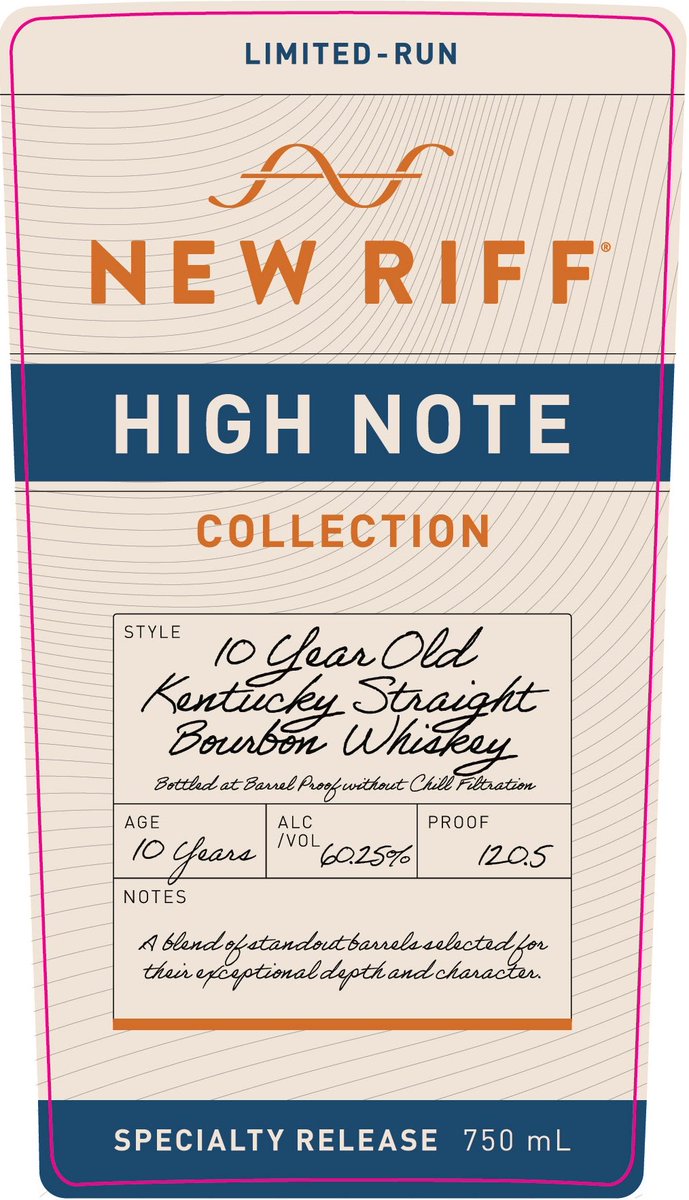 TheBourbonNews's tweet image. New Label Approval: New Riff High Note Collection, 10-Year Bourbon &amp;amp; Rye

#bourbon #rye #whiskey