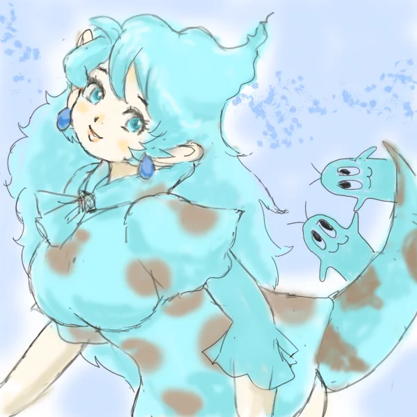 チョコミントしっぽガール