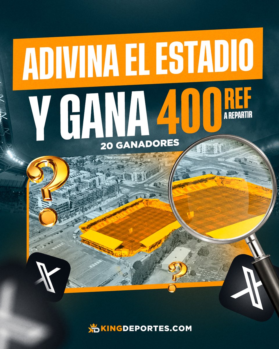 ADIVINA EL ESTADIO
pero....
SUBIMOS EL NIVEL

🏟️ ¿Reconoces este estadio?

Comenta el nombre correcto y puedes ganar 💰

👑 400 REF a repartir
🏆 20 ganadores

🚨 Aplican términos y condiciones generales de la plataforma 🚨

⏳ Último día para comentar: 16/02