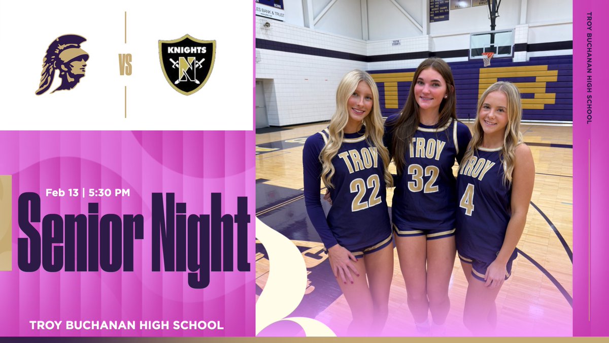 Looking forward to celebrating our Seniors tonight! See you at TBHS at 5:30!
