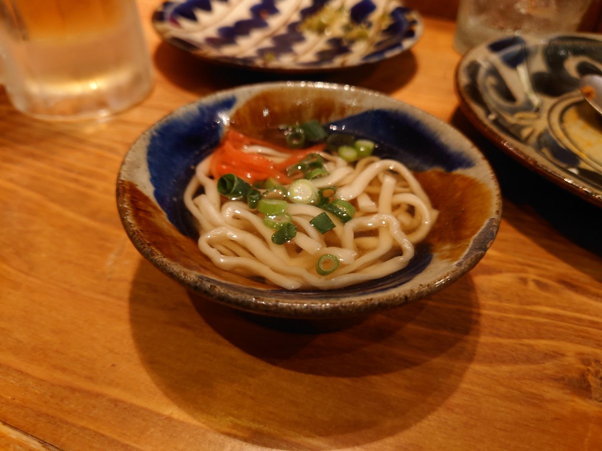 ミニ沖縄そばで締め！