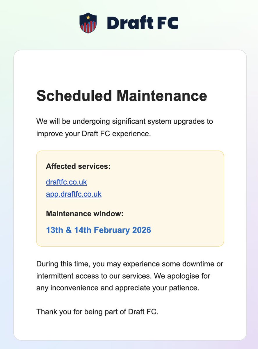 Draft FC tweet media