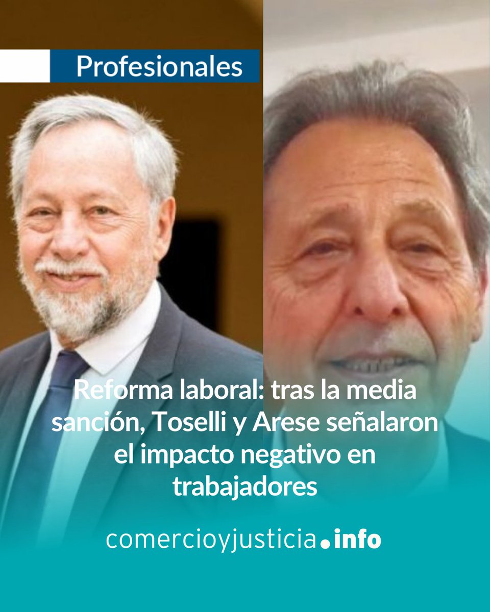 comercioyjusticia.info/profesionales/…
La reciente aprobación de la reforma laboral en el Senado generó inmediatas repercusiones en el ámbito jurídico y académico, especialmente entre especialistas del derecho del trabajo que observan con preocupación el alcance...
Por <a href="/carolinaklepp/">Caro Klepp</a>