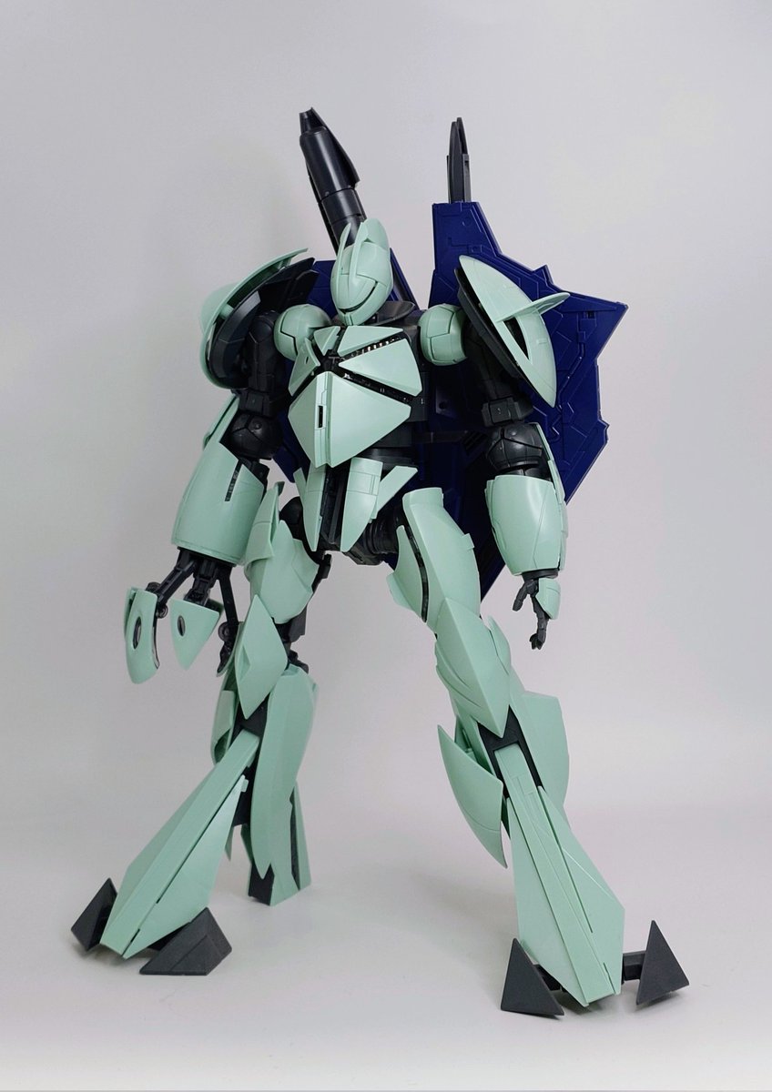 ターンX仮組み 首だけちょっとイジりました アシンメトリーなデザイン