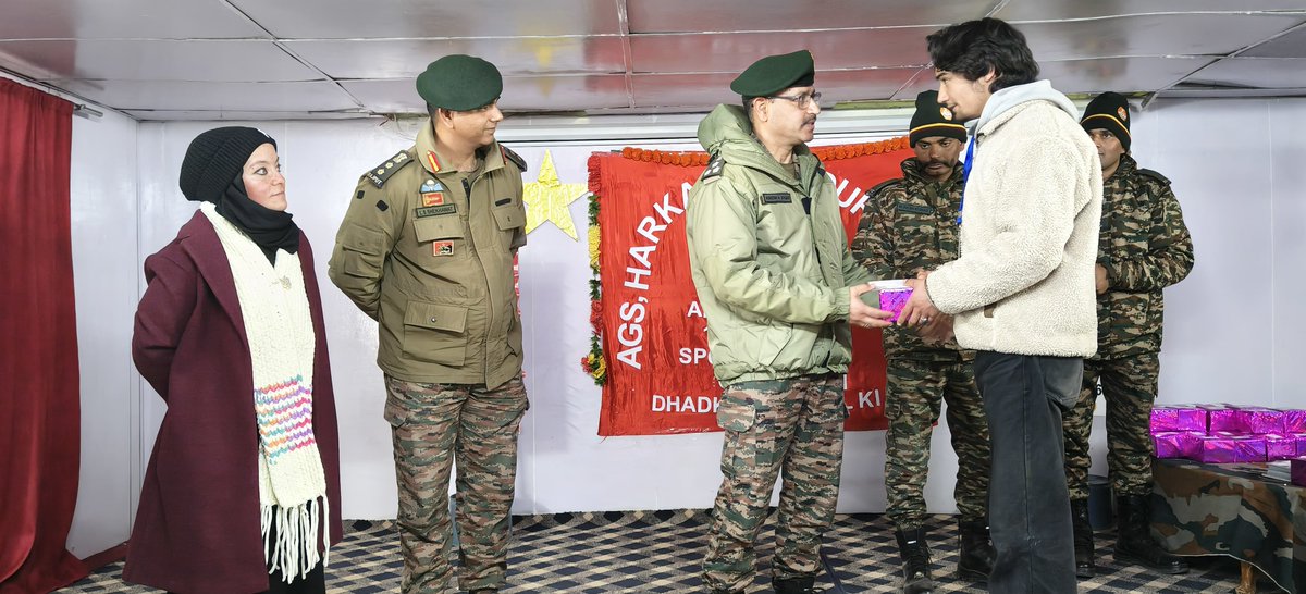CRSKargil's tweet photo. @CRSKargil (rGazom 90.8 FM) proudly organized the AGS Alumni Meet 2026 at AGS Harka Bahadur, Kargil, the first-ever alumni reunion of the institution, sponsored by rGazom 90.8 FM. A heartwarming gathering of HARKIANS to reconnect old friends, celebrate shared memories, https://t.co/g1ujODSlRq