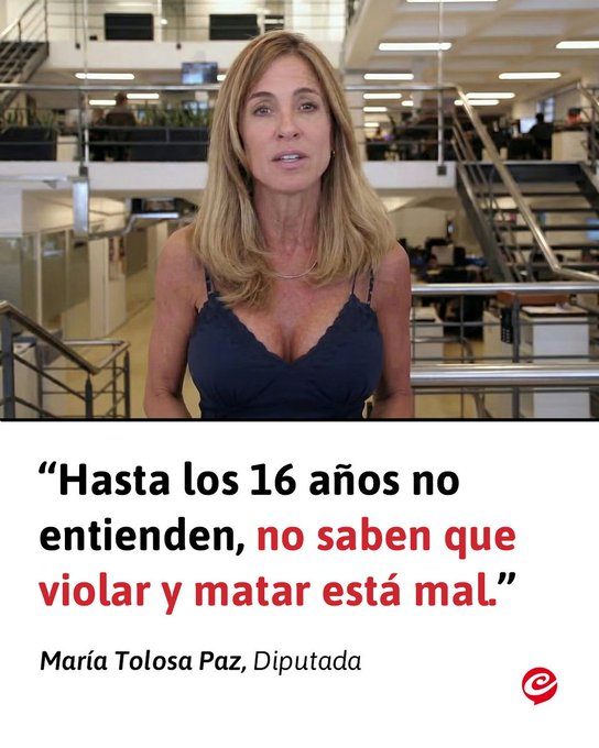 No es chiste... y esta mina es legisladora nacional