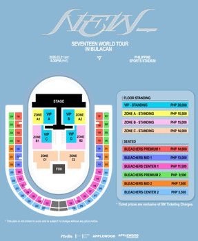 SEVENTEEN WORLD TOUR [NEW_] IN BULACAN ブラカンコンサート 日時