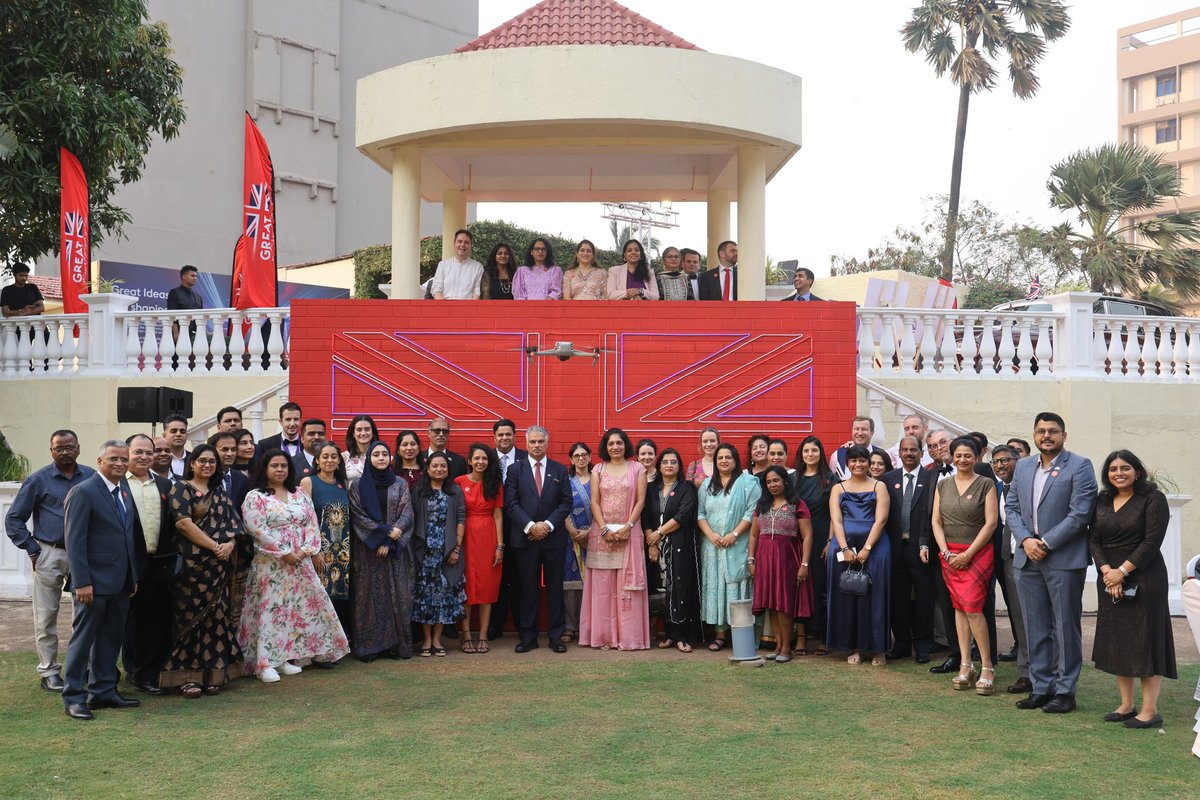 UKinMumbai's tweet photo. 🎉 We’re all set for The King’s Birthday Party!

An evening to celebrate the ever-strengthening UK–India partnership - from trade &amp; investment to culture, education, climate action and more. https://t.co/ok79WLWYd7