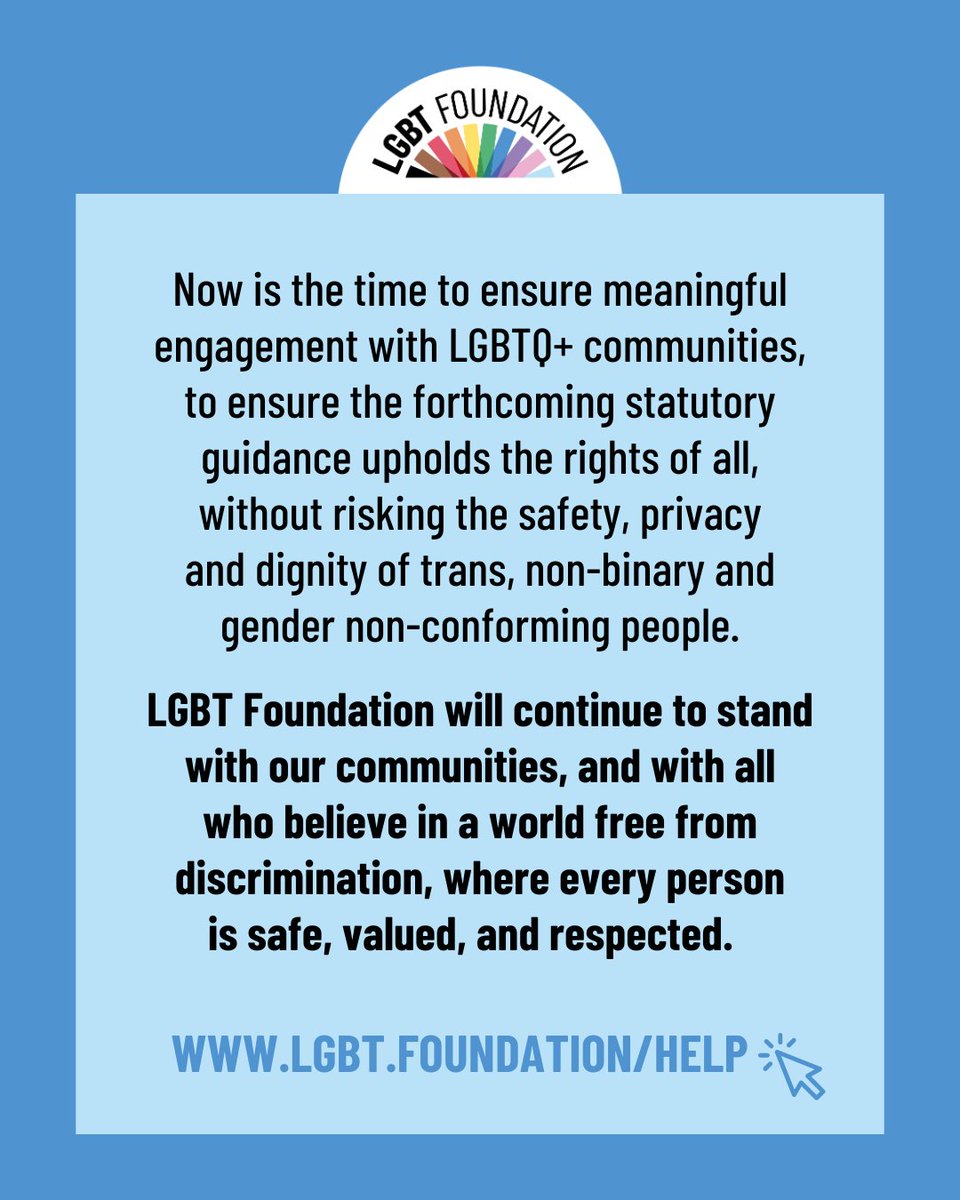 LGBT Foundation tweet media