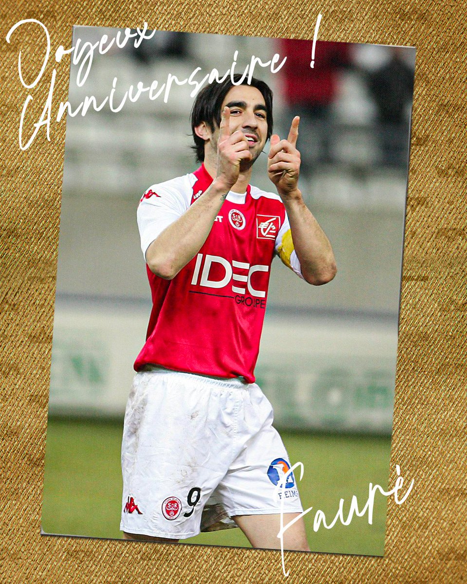 StadeDeReims's tweet image. 🎂 Joyeux anniversaire à Cédric Fauré, 47 ans aujourd'hui ! 🥳

92 buts en Rouge &amp;amp; Blanc, ça force le respect 🙌

#TeamSDR