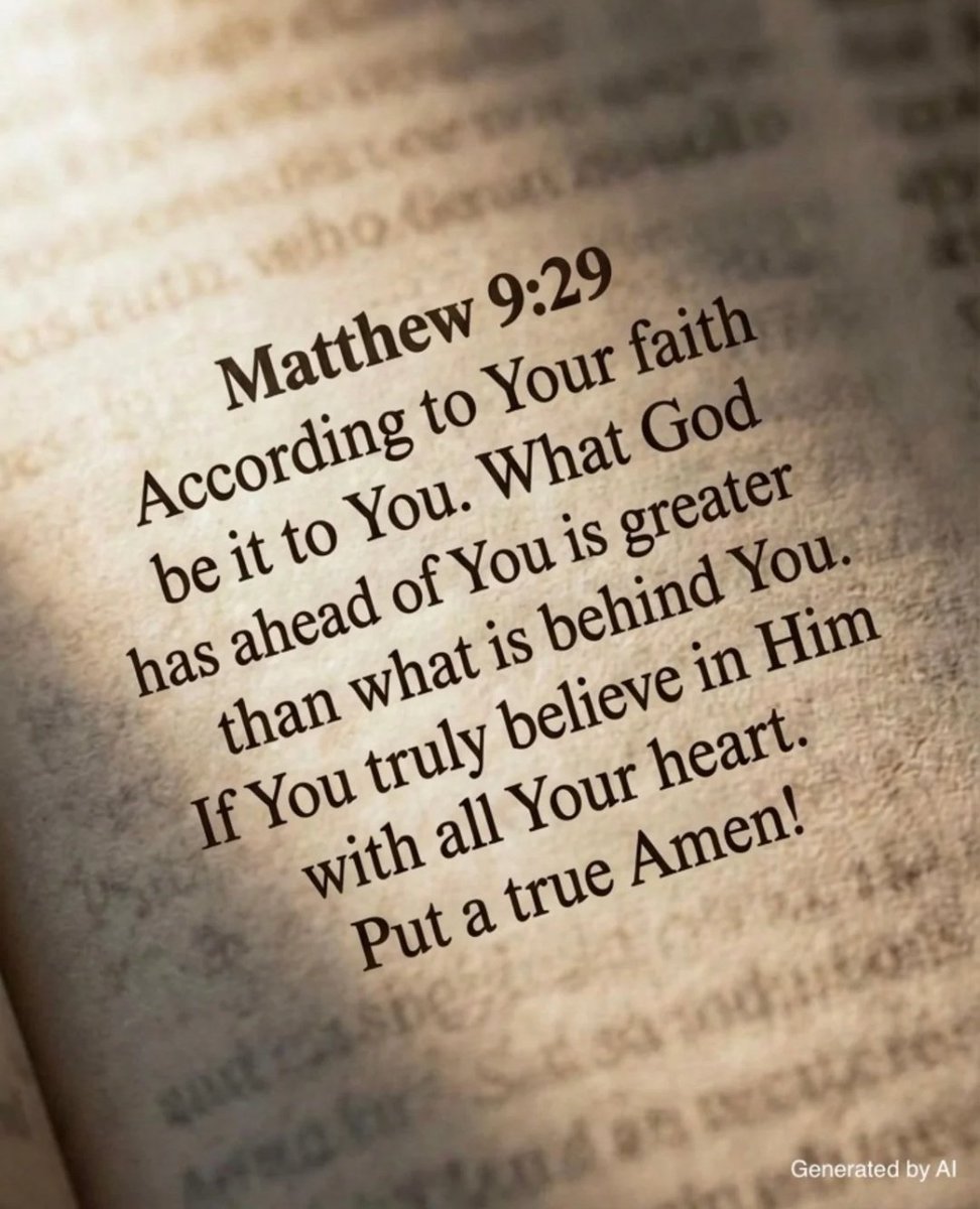 Matthew 9:29