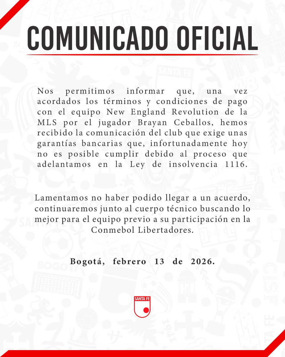Independiente Santa Fe tweet media