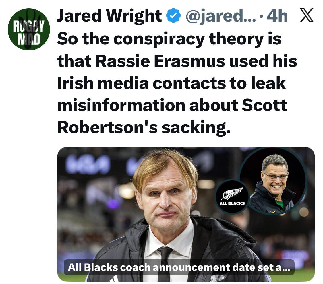 Rassie Erasmus tweet media