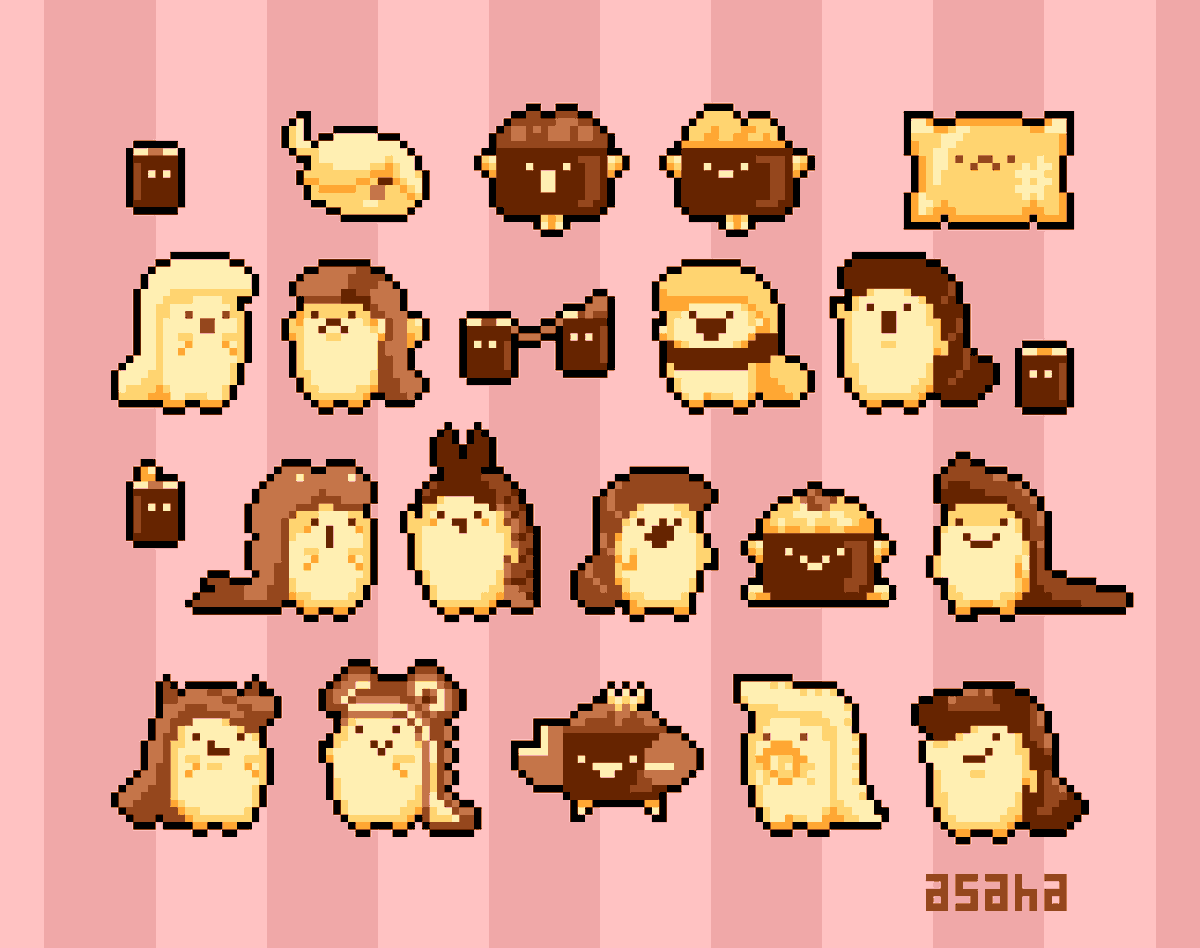 kaitenzushi_kun's tweet image. ハッピーバレンタイン！お寿司チョコレートです！
#ドット絵