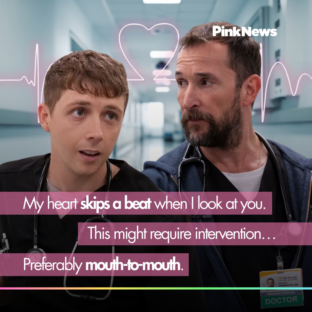 You make my pulse race. #ThePitt