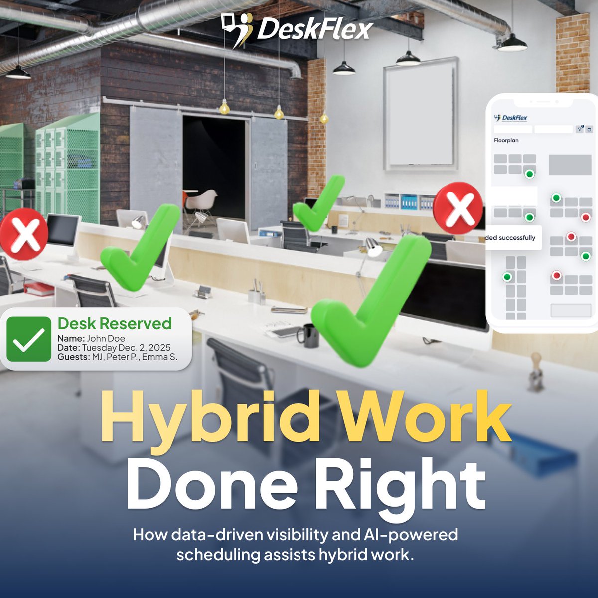 DeskFlex tweet media
