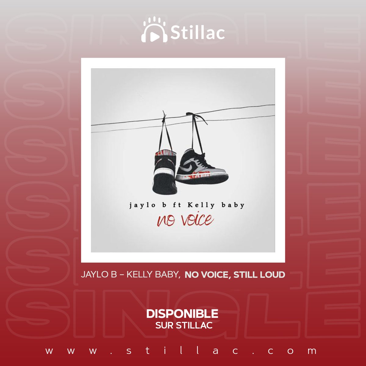 🔥 Jaylo B fusionne son vocal à celui de Kelly Baby pour une production musicale qui bounce fort! 
"No voice, still loud", la preuve que les plus grandes réussites se construisent dans le silence. 

A écouter ici 👉 still.ac/rqcg

#Stillac
#LeMeilleurDeLaZik