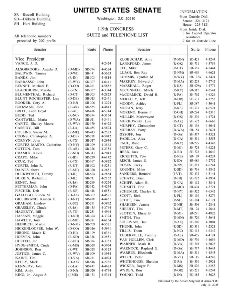Call your senator #SaveAmericaAct