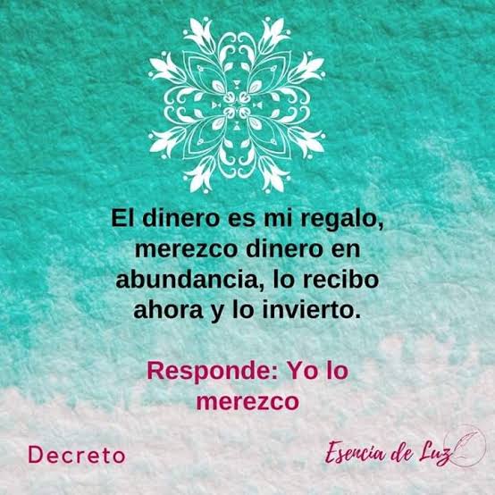 ✨Yo lo merezco✨

Escribe "Yo lo merezco" en los comentarios, dale 🔁 y ♥️ para activar éste decreto.

#Decretos #Manifestacion