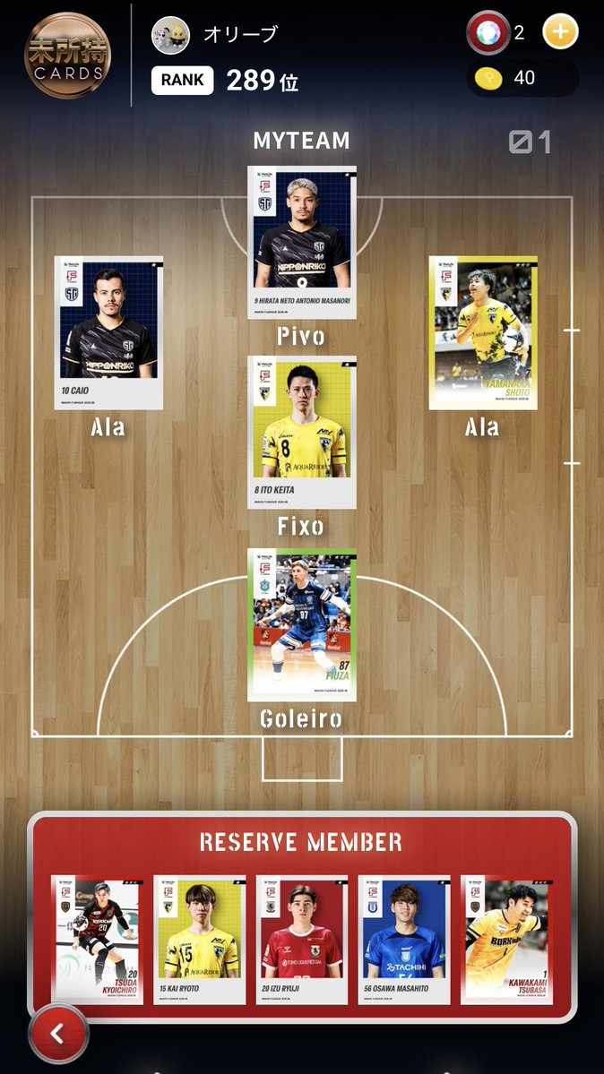 伊藤さんゲット🤩
強そうなセットできた👍