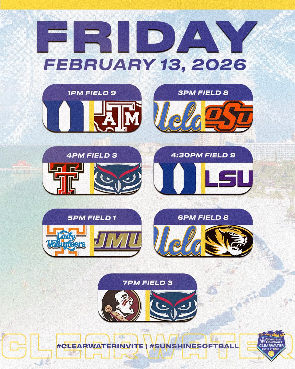 Day✌️on deck!

#ClearwaterInvite | #SunshineSoftball