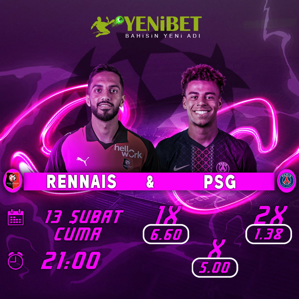 🏟️ Rennes - PSG

👑 Avantajlı bonuslar ile kazanmak artık daha kolay!

✅Kazanmanın en güçlü ve en aktif hali YENİBET ile kazancınızın keyfine bakın..

🌹 yenibet120.com