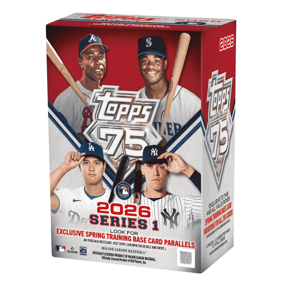 OriolesMagic23's tweet image. 🚨 GIVEAWAY 🚨 
2026 Topps Series 1 Blaster 

- Must be following ✅
- Must Like ✅
- Comment done ✅

Winner will be announced later tonight! 

Good luck 🍀 

#birdland