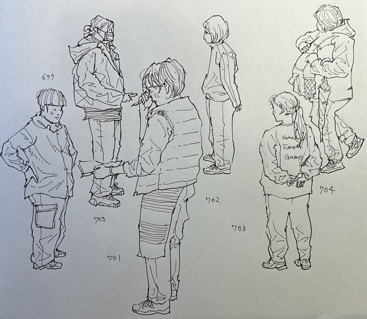 Croquis today...東京工芸大学芸術学部卒展開催中です!2月15日15:00まで。 