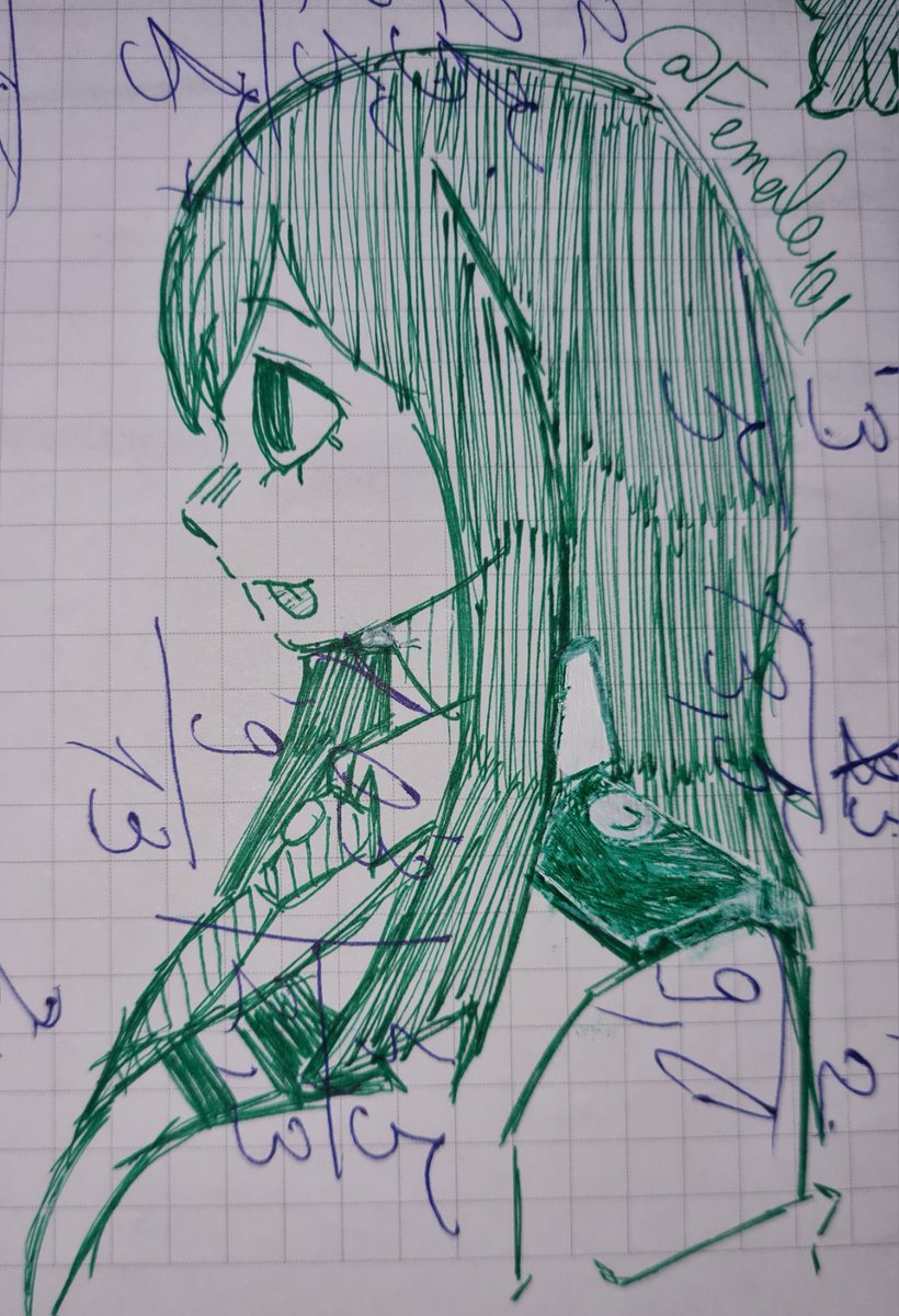 AtFemale101's tweet photo. 蛙吹梅雨🐸

Asui Tsuyu🐸

School doodle, really…

#rkgk #ヒロアカ ＃僕のヒーローアカデミア https://t.co/ppYJhoiUEs