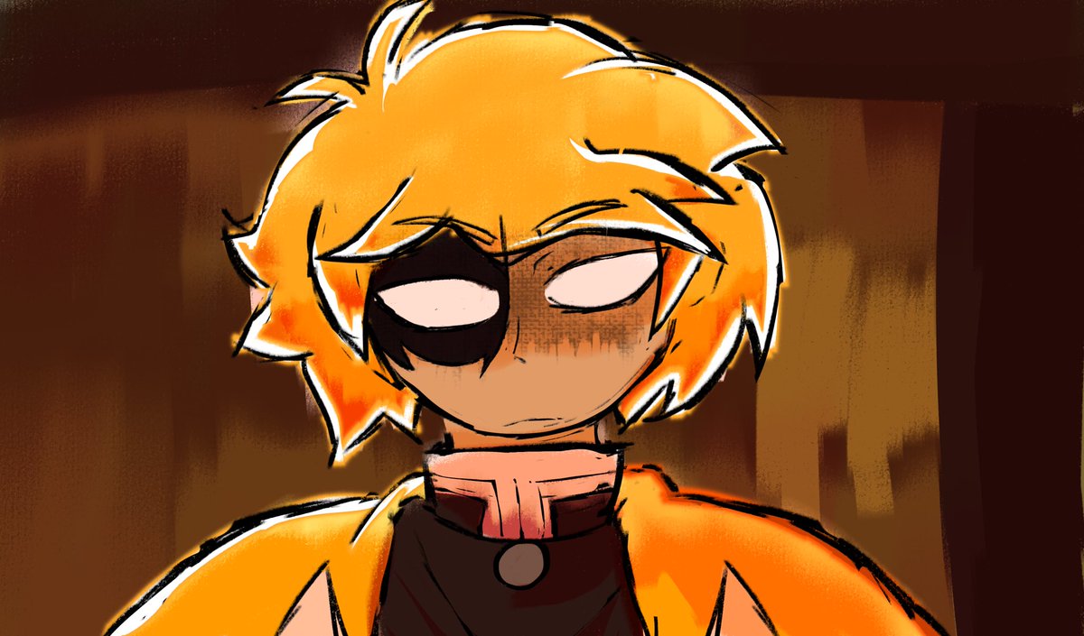 Drew my friend Crover as Zenitsu:0 (I made this immediately after watching infinity castle lol)