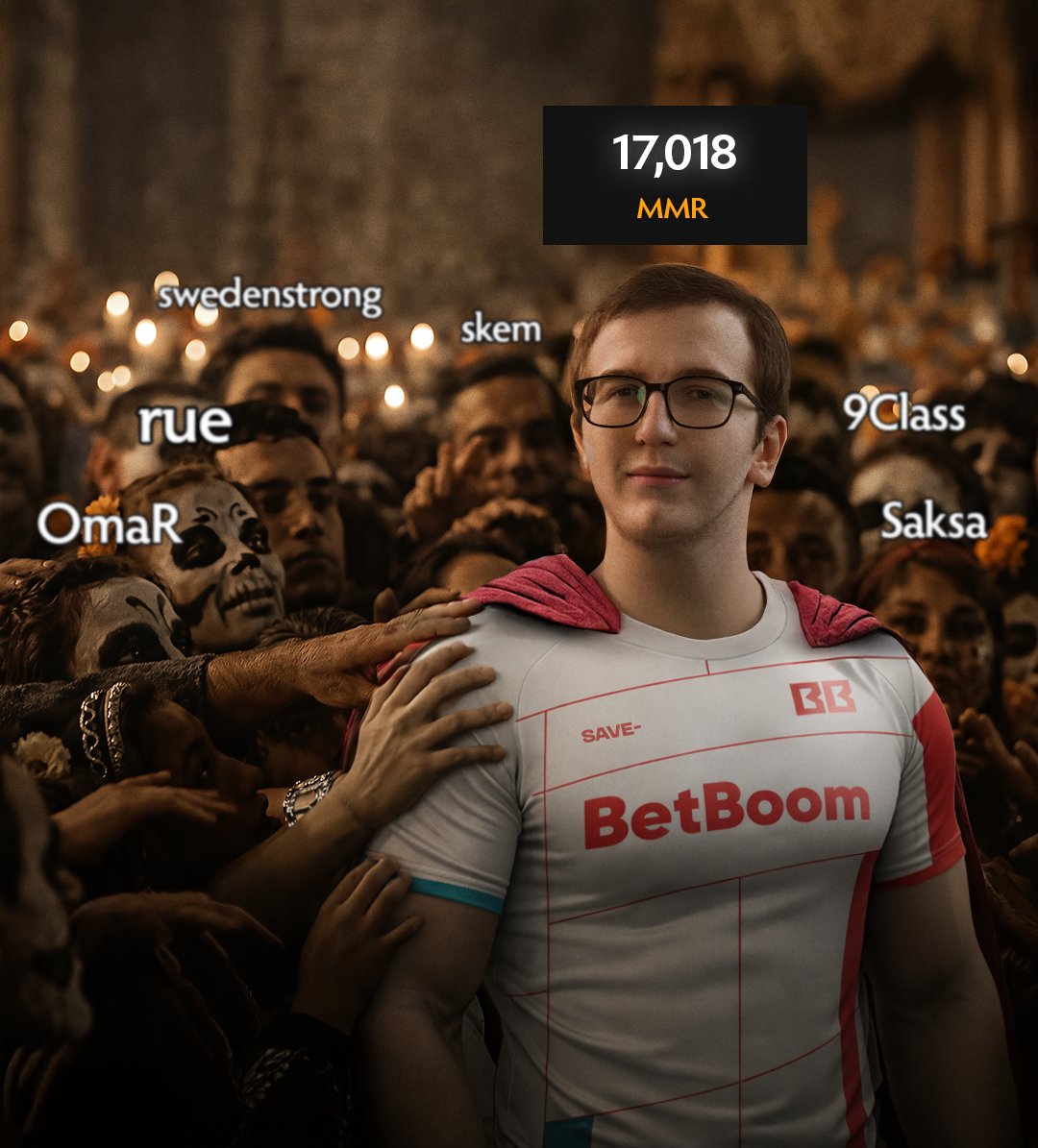 The first support to hit 17K MMR + a position 4 in the top 4 of the ladder = Save- 😎
