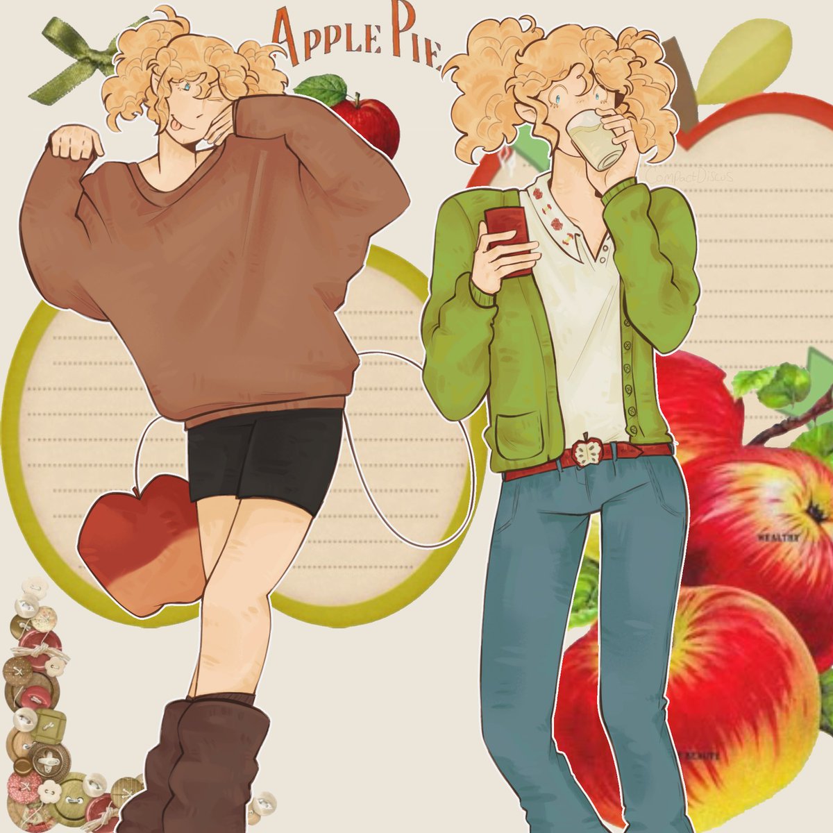 compactdiscus's tweet image. i wanna make charms and prints and do c0mms but i'm such a lazy artist i fear.... does this style rlly interest ppl c0mm wise ?