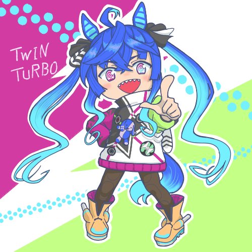 KURONEKO_MAN36's tweet photo. できたよ
イラストの方では初描き師匠

ターボはマジでね…
初見はにぎやかな子くらいの
認識だったんよ

アニメ2期の10話よね…
ウマ娘アニメで唯一泣いたの
あそこなのよ…

#ウマ娘プリティーダービー #ウマ娘 
#umamusume 
#ツインターボ https://t.co/OiA3Gtehtk