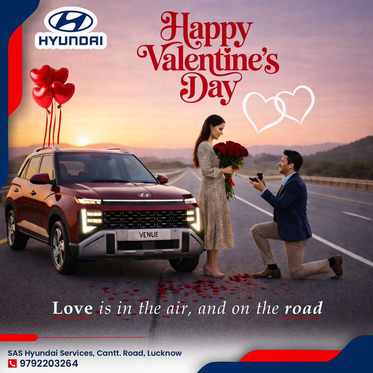 SasRoad's tweet image. 💖🚗 This Valentine’s Day, let love drive every journey. 🌹✨
💖🚗 Wishing a Valentine’s Day filled with love, smooth drives, and care that lasts. 🌹✨

#ValentinesDay #LoveYourCar #HyundaiWorkshop #HyundaiService #SmoothDriveHappyHeart #WorkshopWithLove #CanttRoad #Lucknow