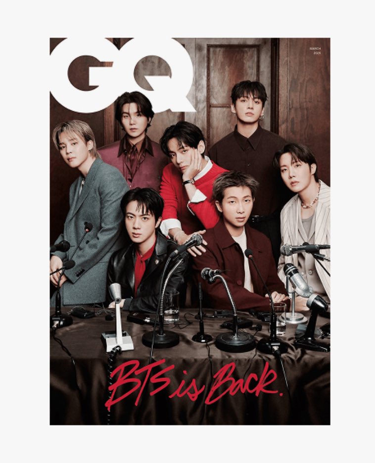 ✦ BTS x GQ MAGAZINE GIVEAWAY ✦ 

›  1 winner
›  retweet - followers only
›  ends March 1 | worldwide