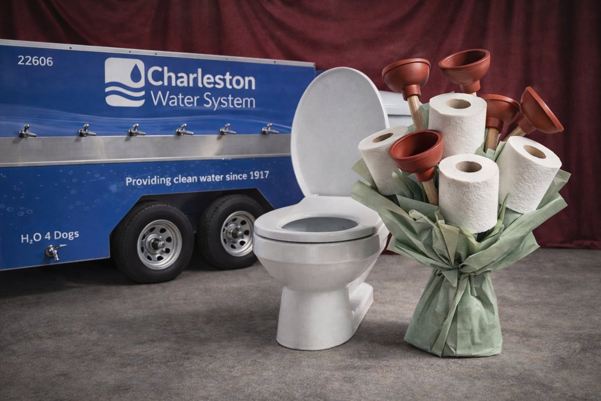 Valentine’s Day is tomorrow! If plans for your date slipped your mind, everybody appreciates clean drinking water and a fully stocked bathroom.