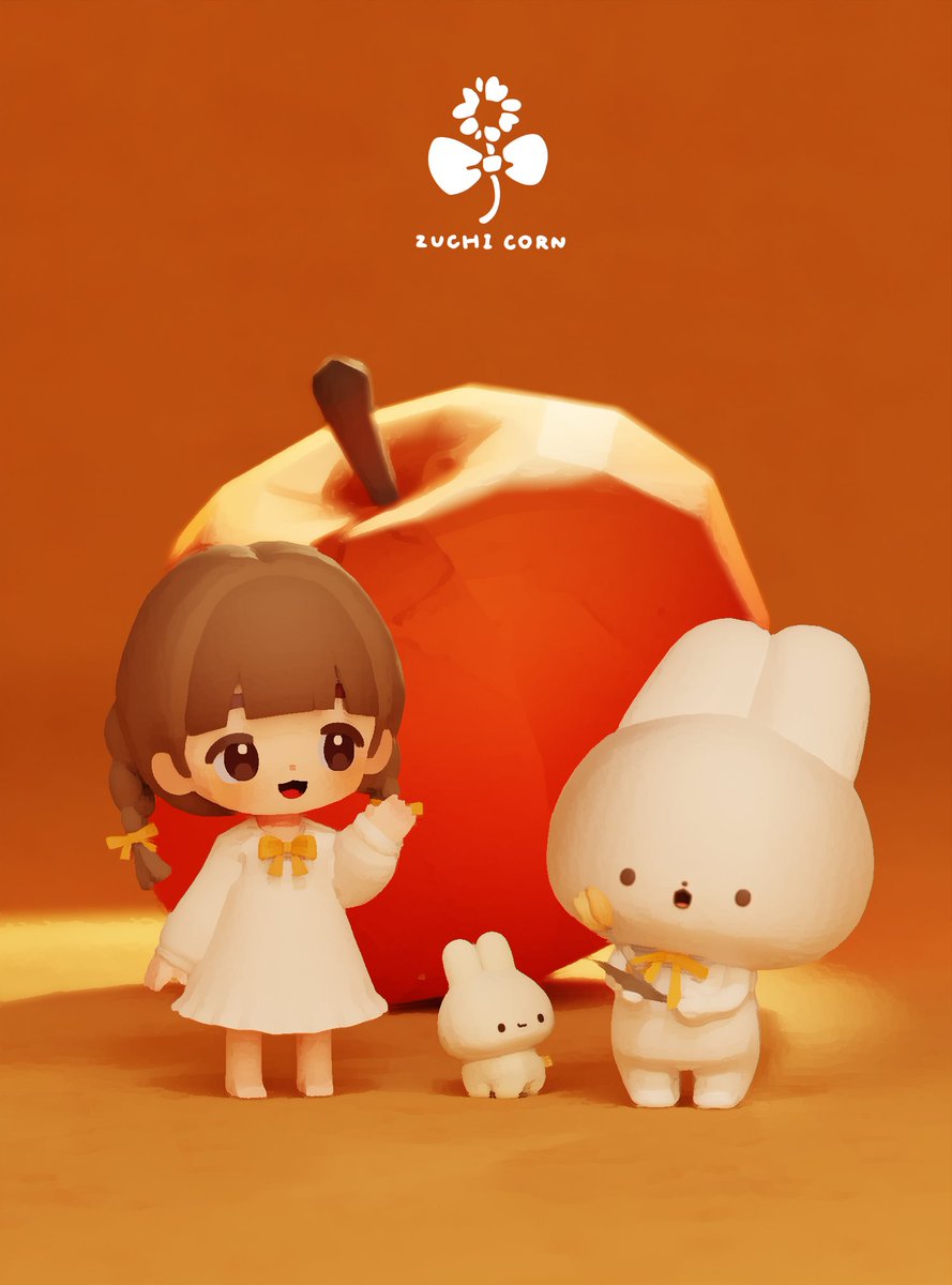 作業の休憩で撮影会をしています🍎

左からちまこぞく、きぬぼうろ、わたこめこ

#b3d